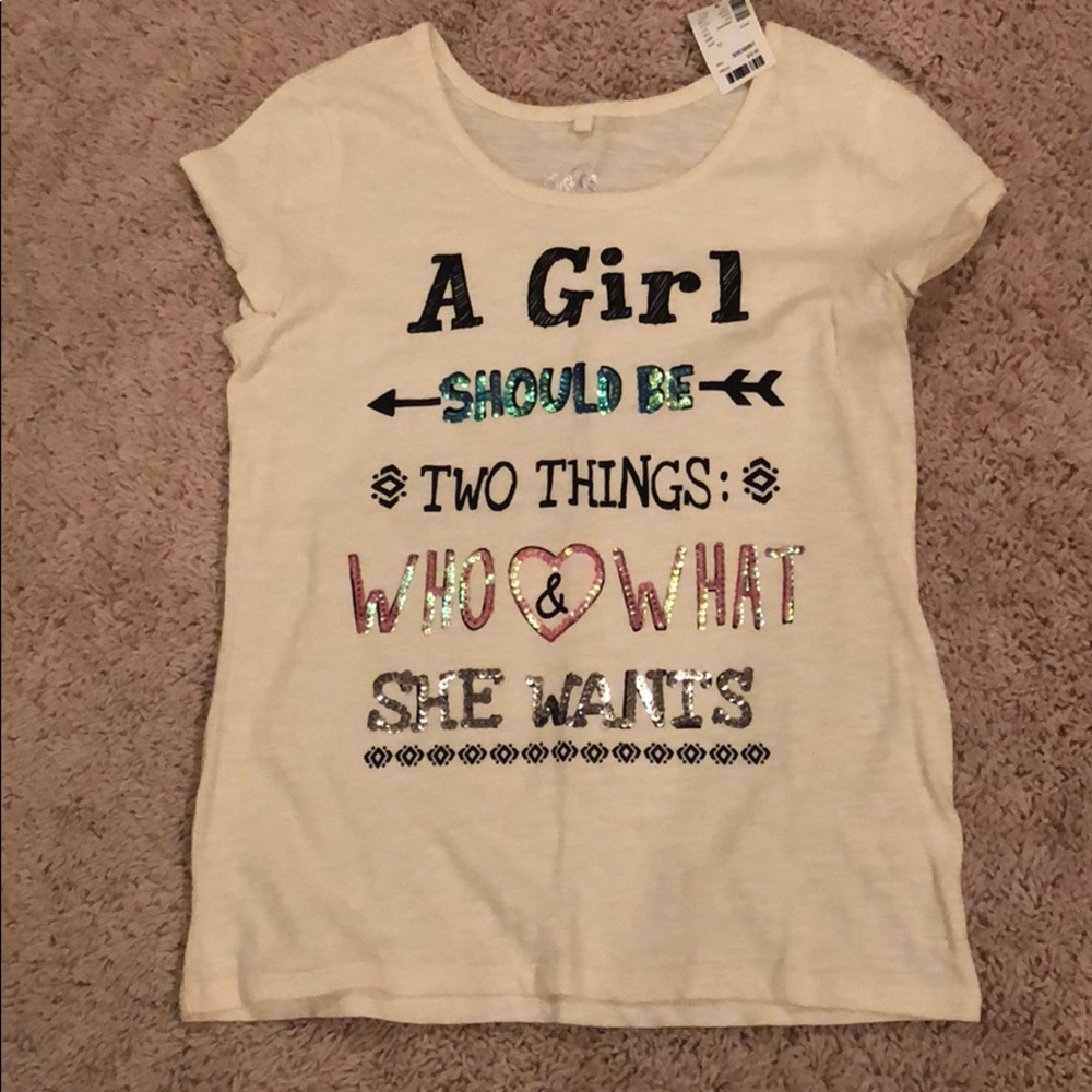 NWT Youth Girls Size 12 Matching Shirt and Skirt. - Picture 2 of 4